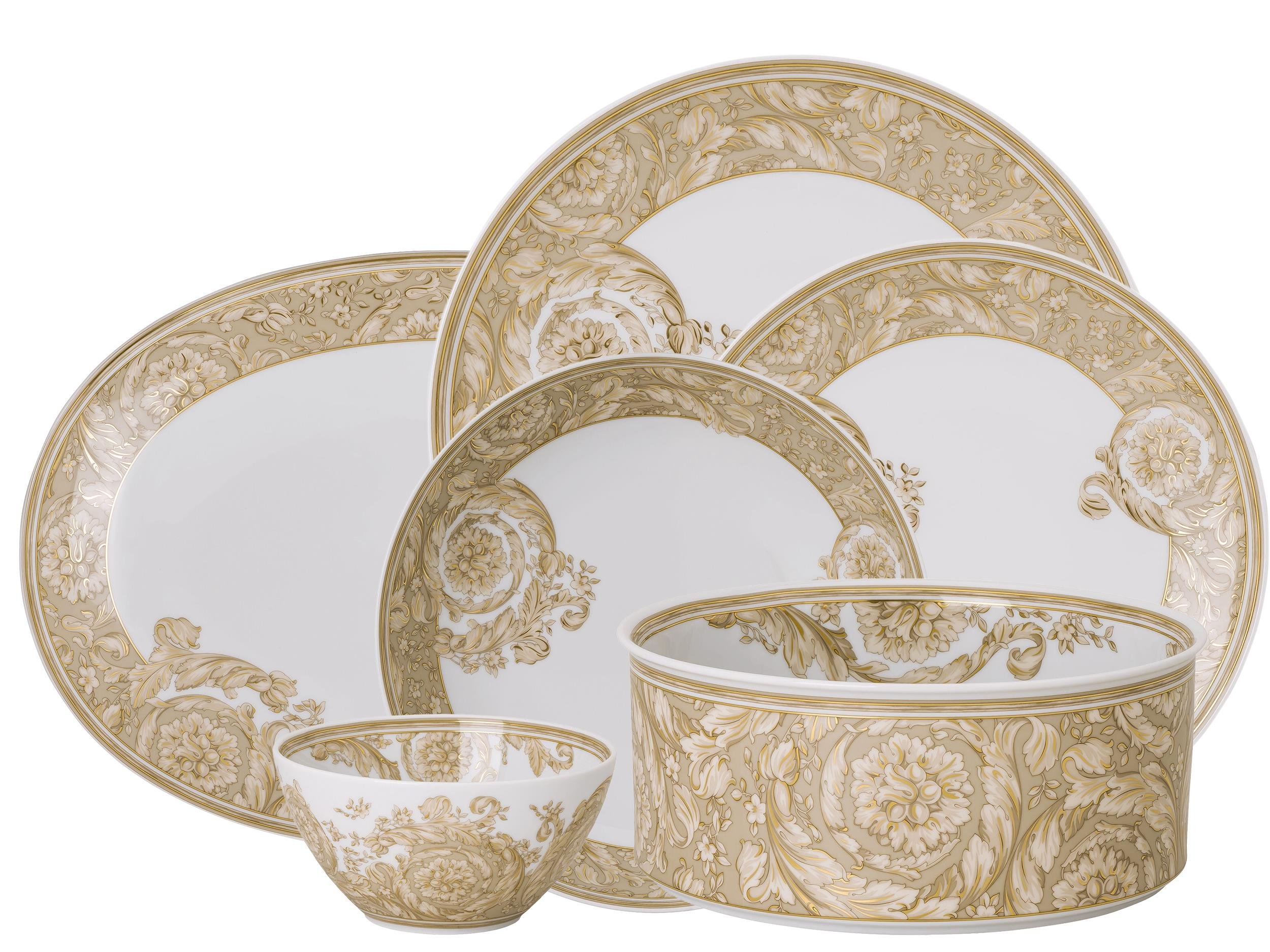 Barocco Beige 51 Parça