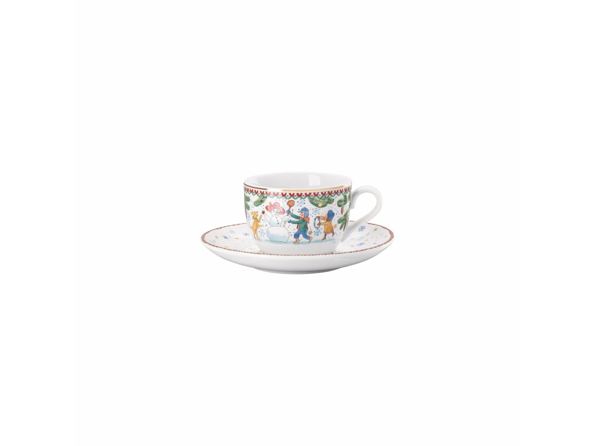 Cappuccino Fincan-Tabak Weihnachtsspiele