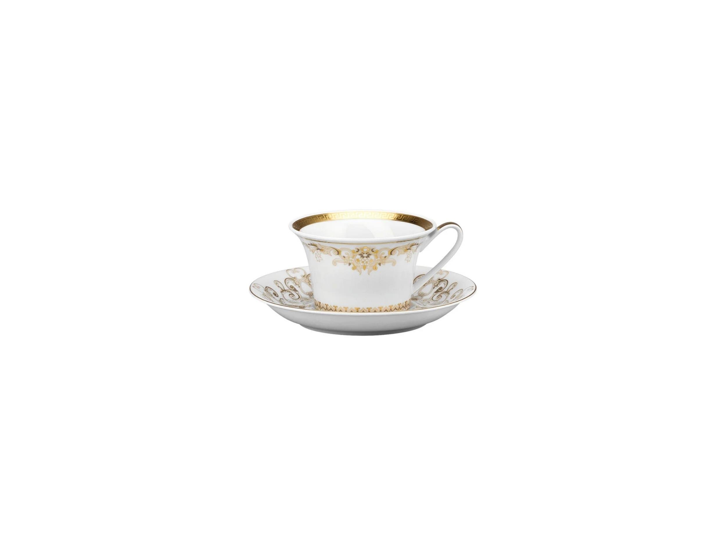 Çay Fincan-Tabak Medusa Gala Gold