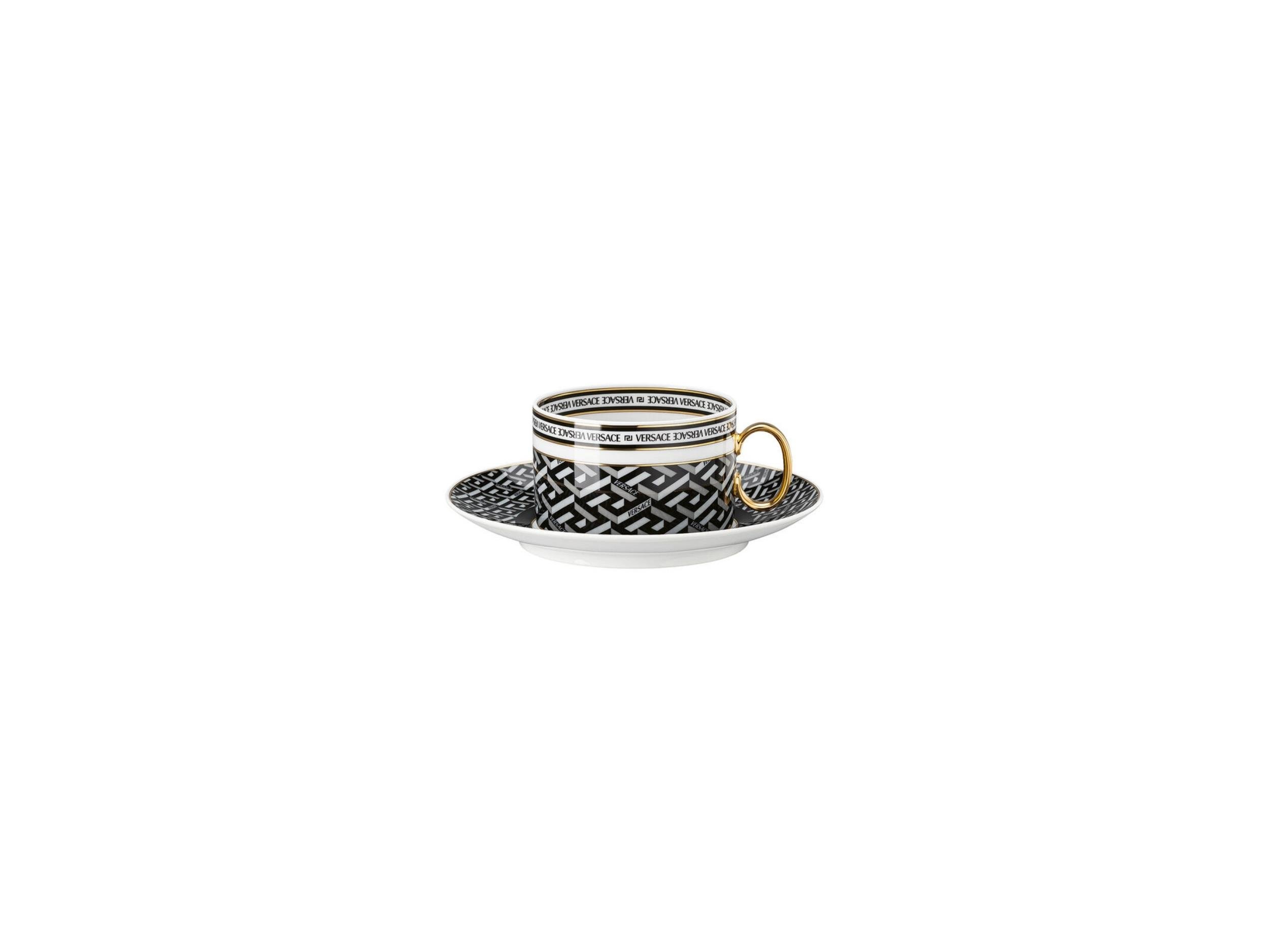 Çay Fincan-Tabak Signature Black