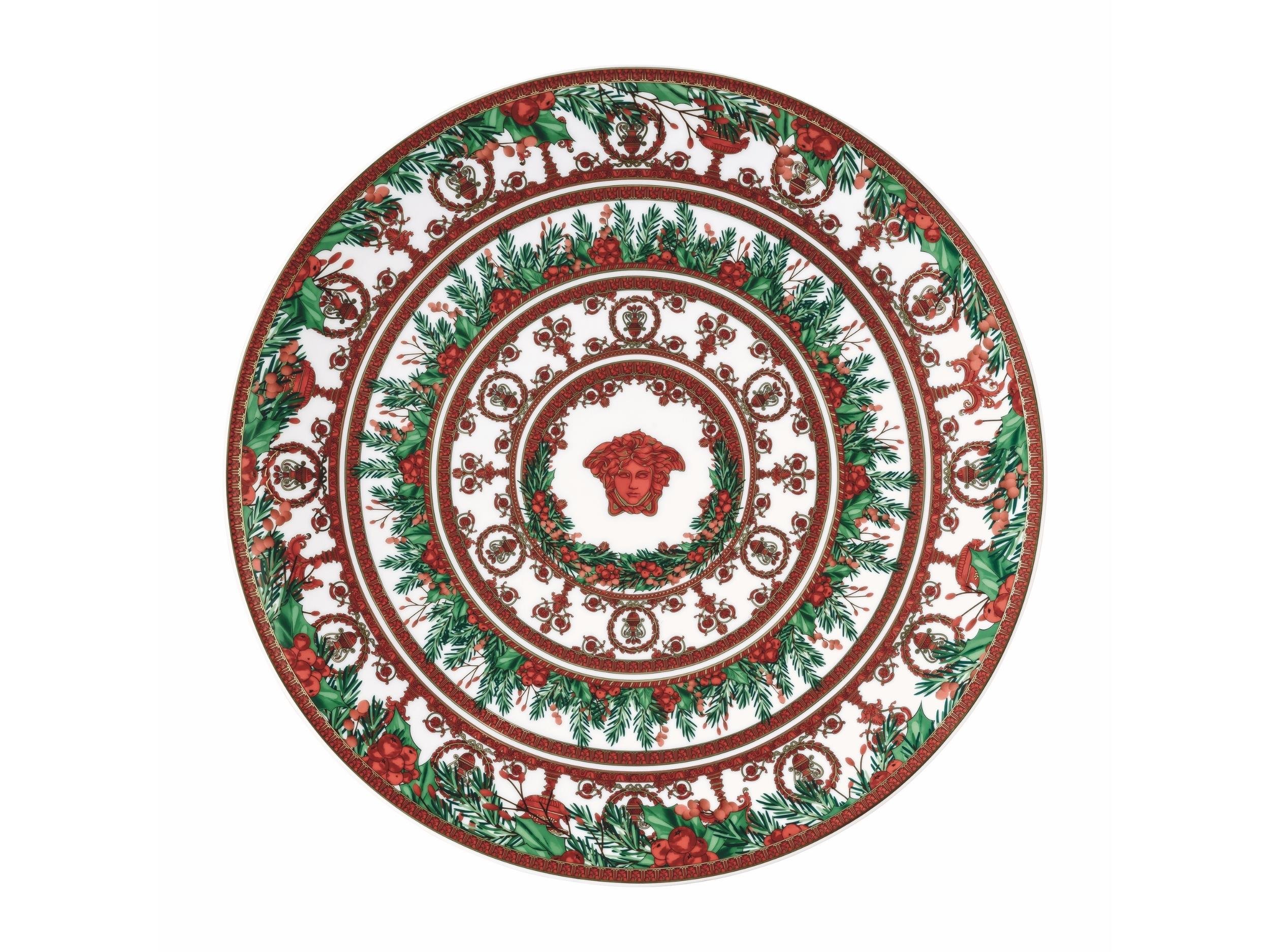 Christmas Plate Love Baroque Holiday