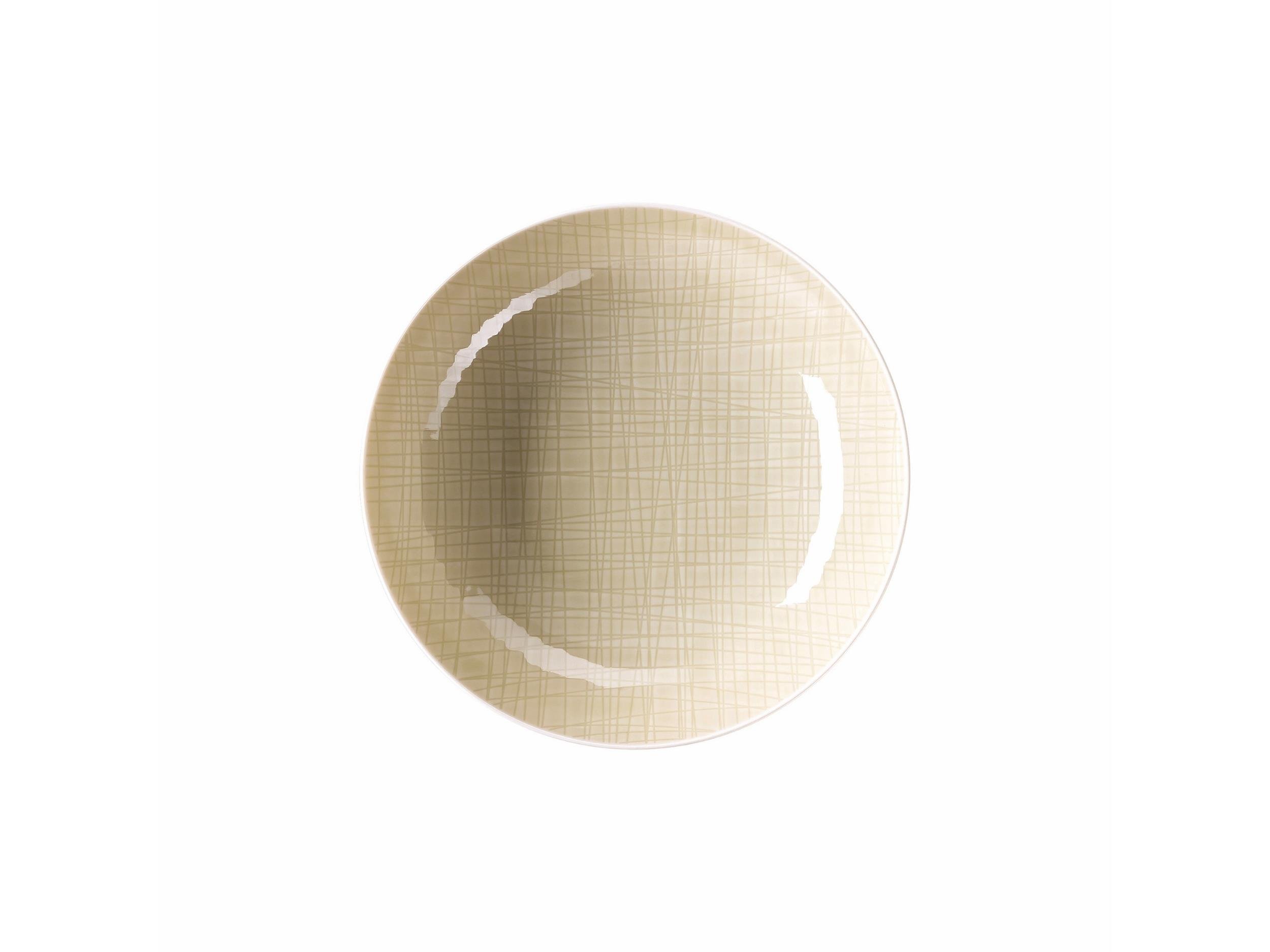 Çukur Tabak 21 cm Mesh Cream