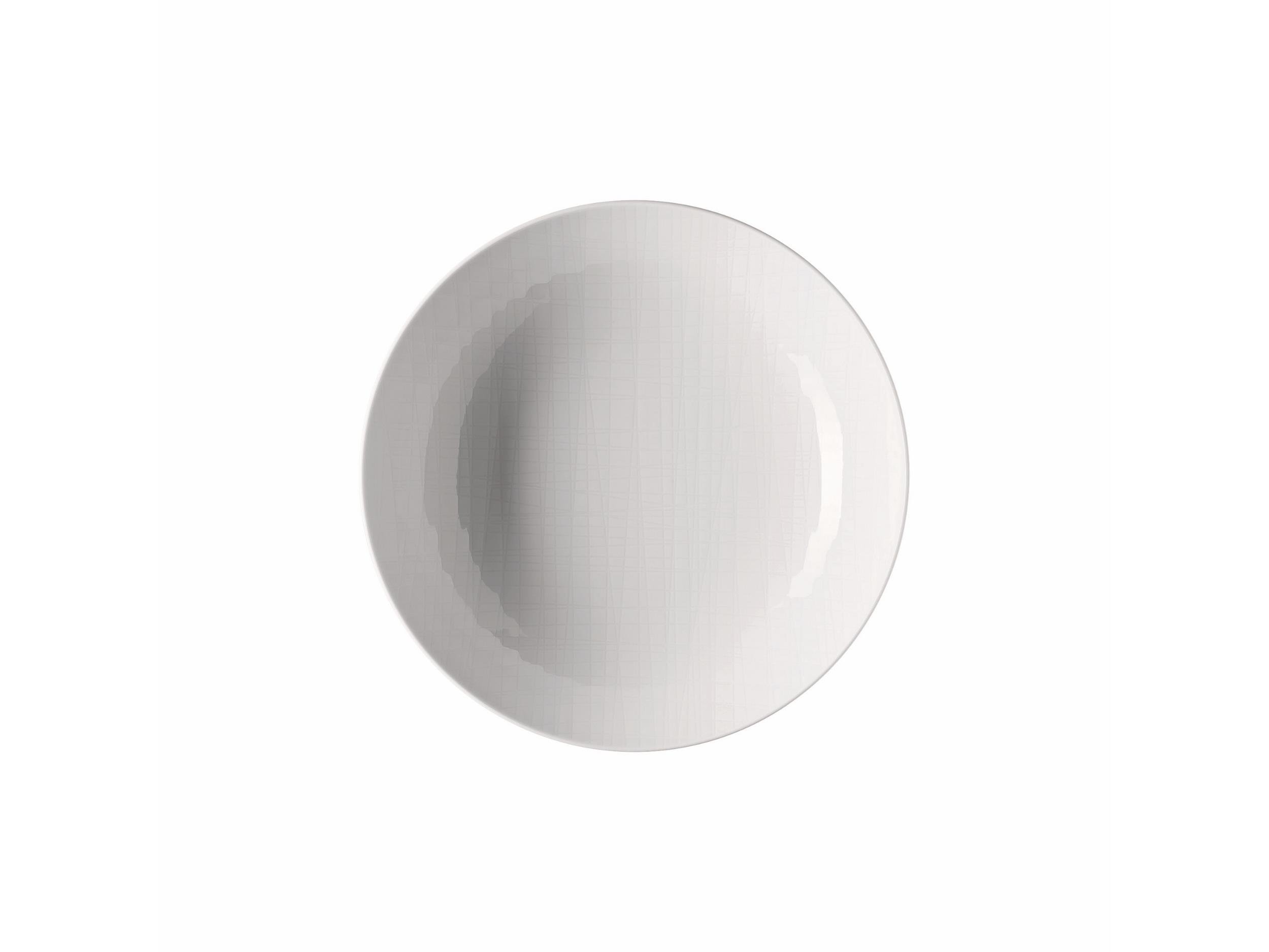 Çukur Tabak 21 cm Mesh White