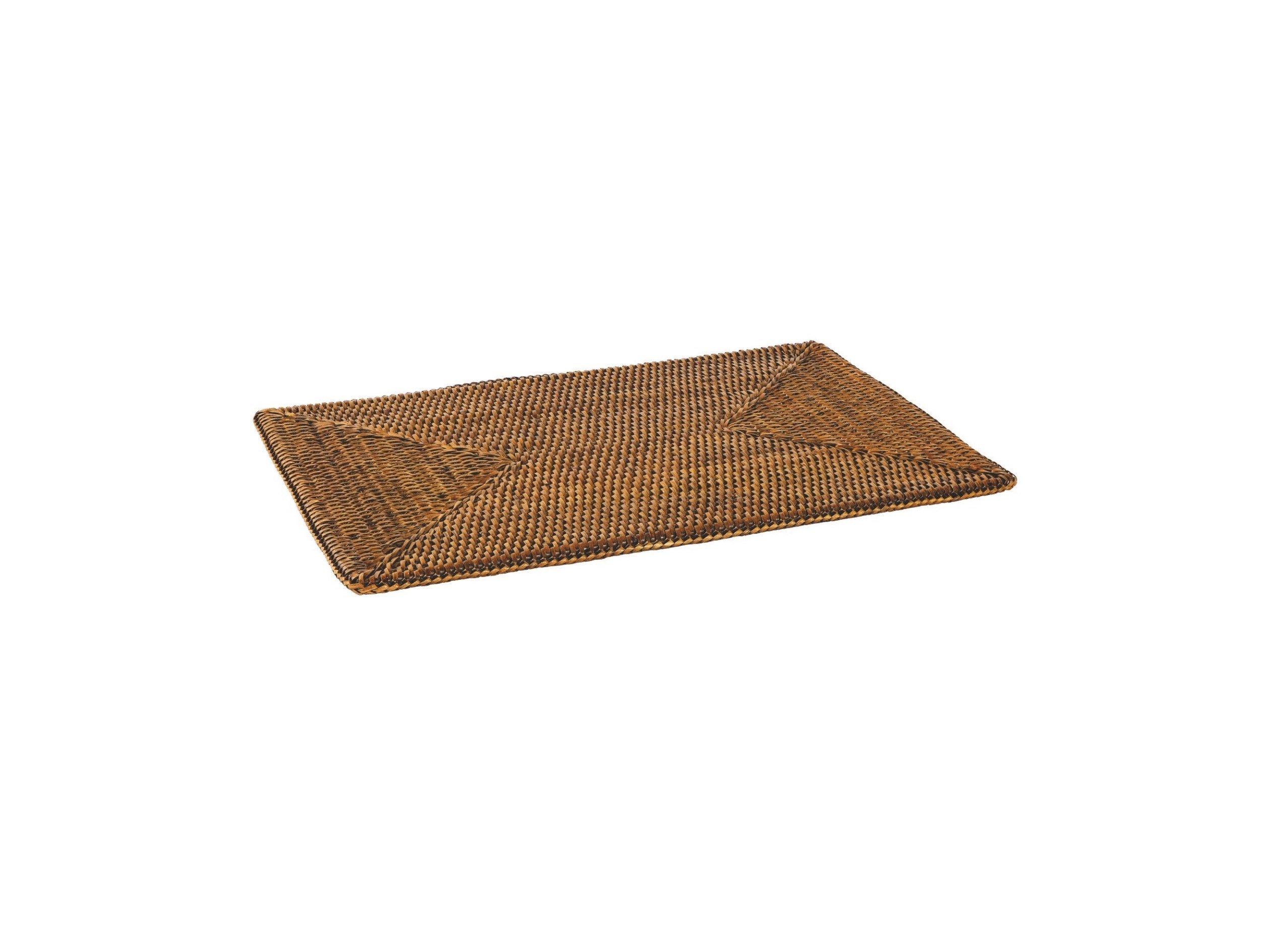 Dikdörtgen Amerikan Servis 46x31 cm Radici Rattan Honey Brown