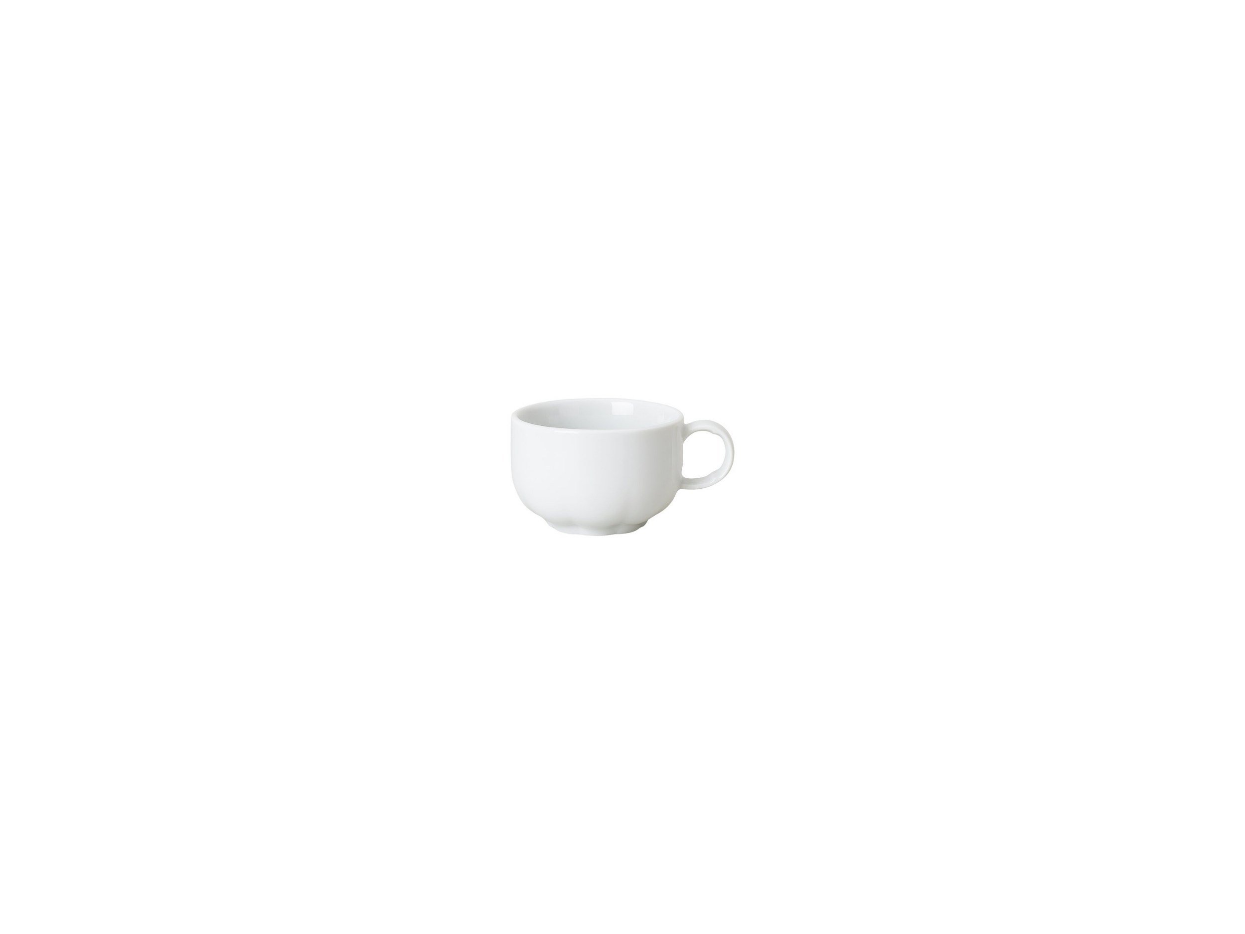 Espresso Fincan-Tabak Sonetto Bianco