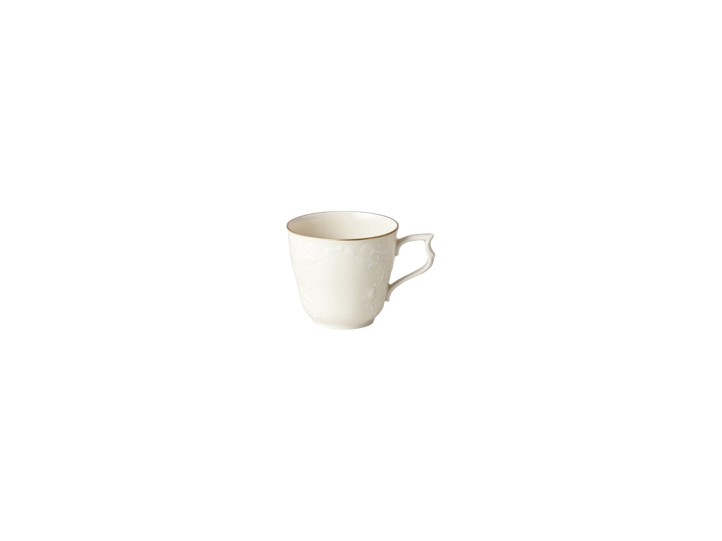 Kahve Fincan-Tabak Sanssouci Elfenbein Gold