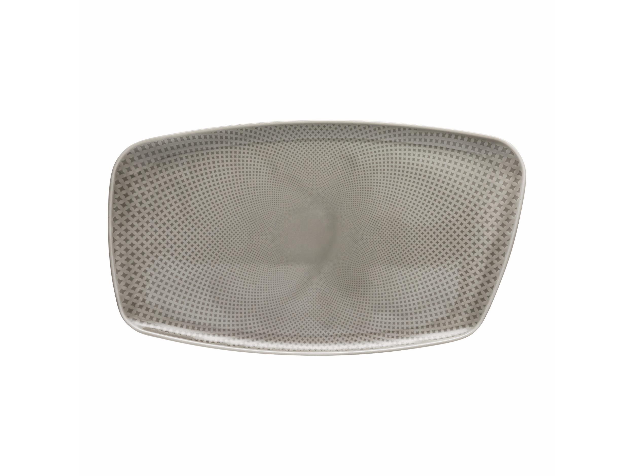 Oval Servis 36 cm Junto Pearl Grey