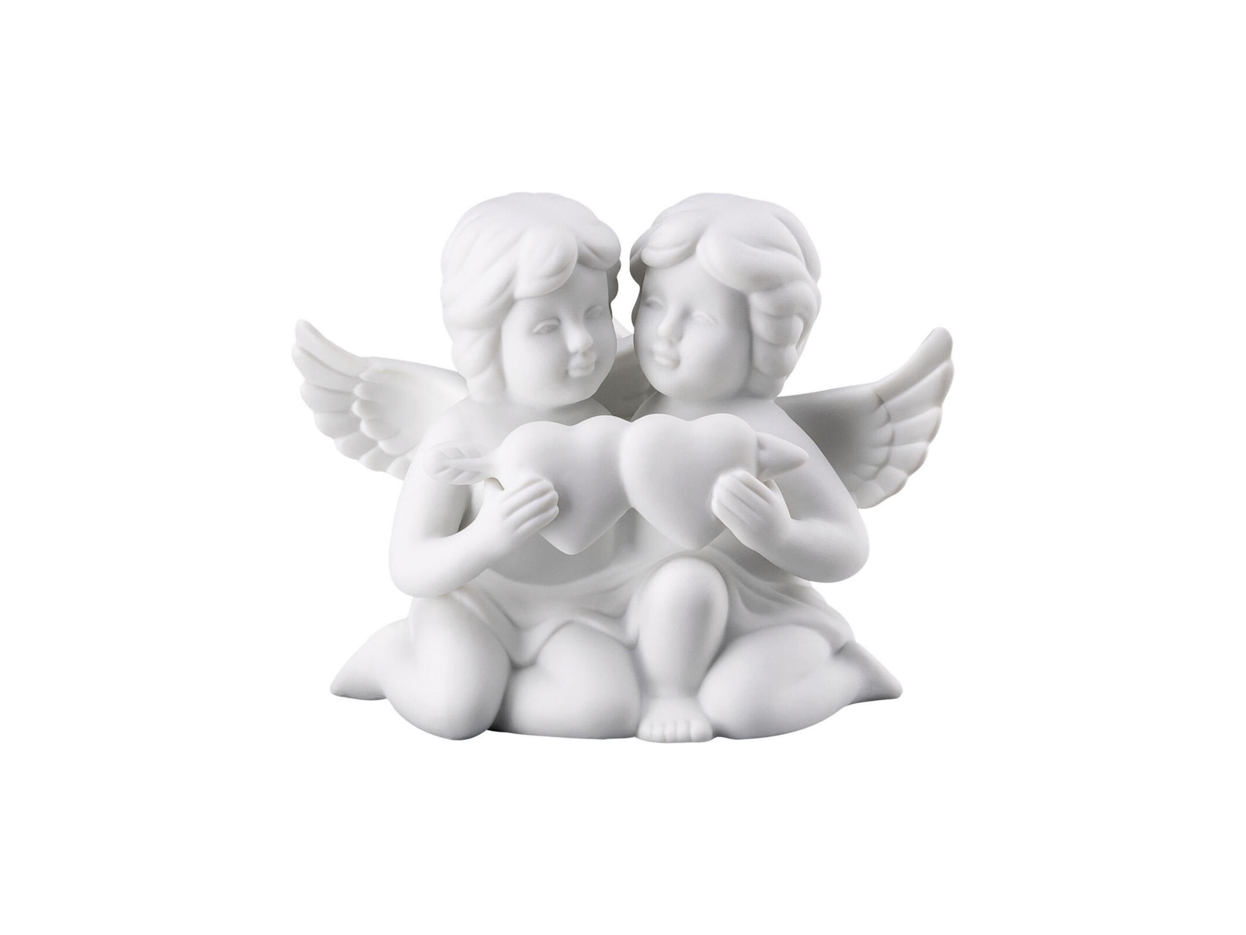 Pair Angels with Heart 8 cm