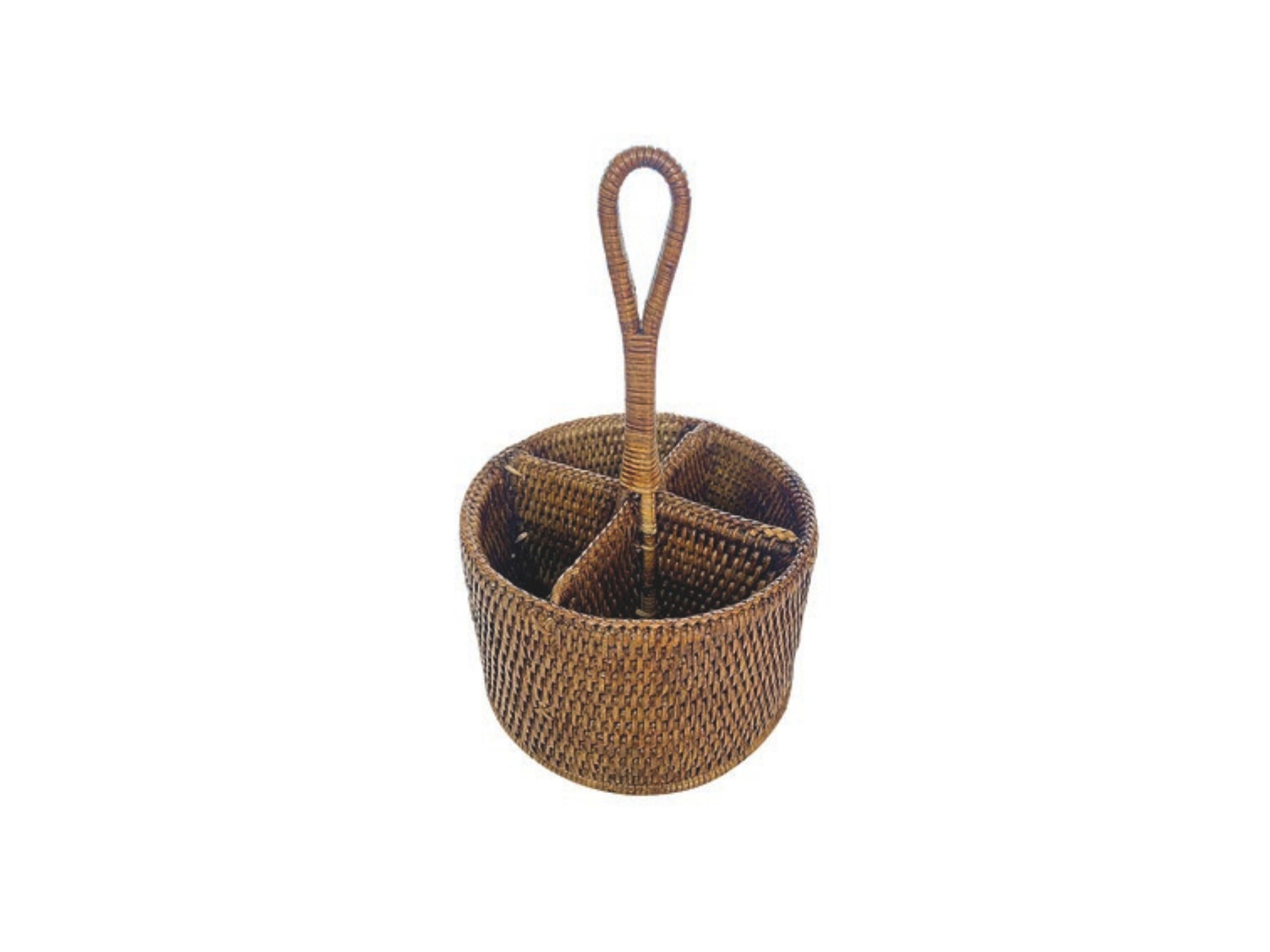 Sosluk/Baharat Standı 20 cm Radici Rattan Honey Brown