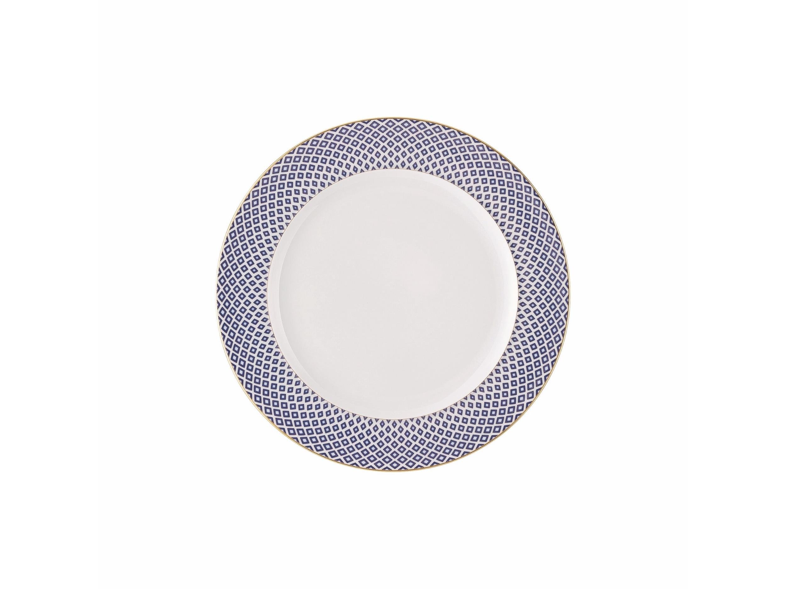 Tabak 22 cm Carreau Blue