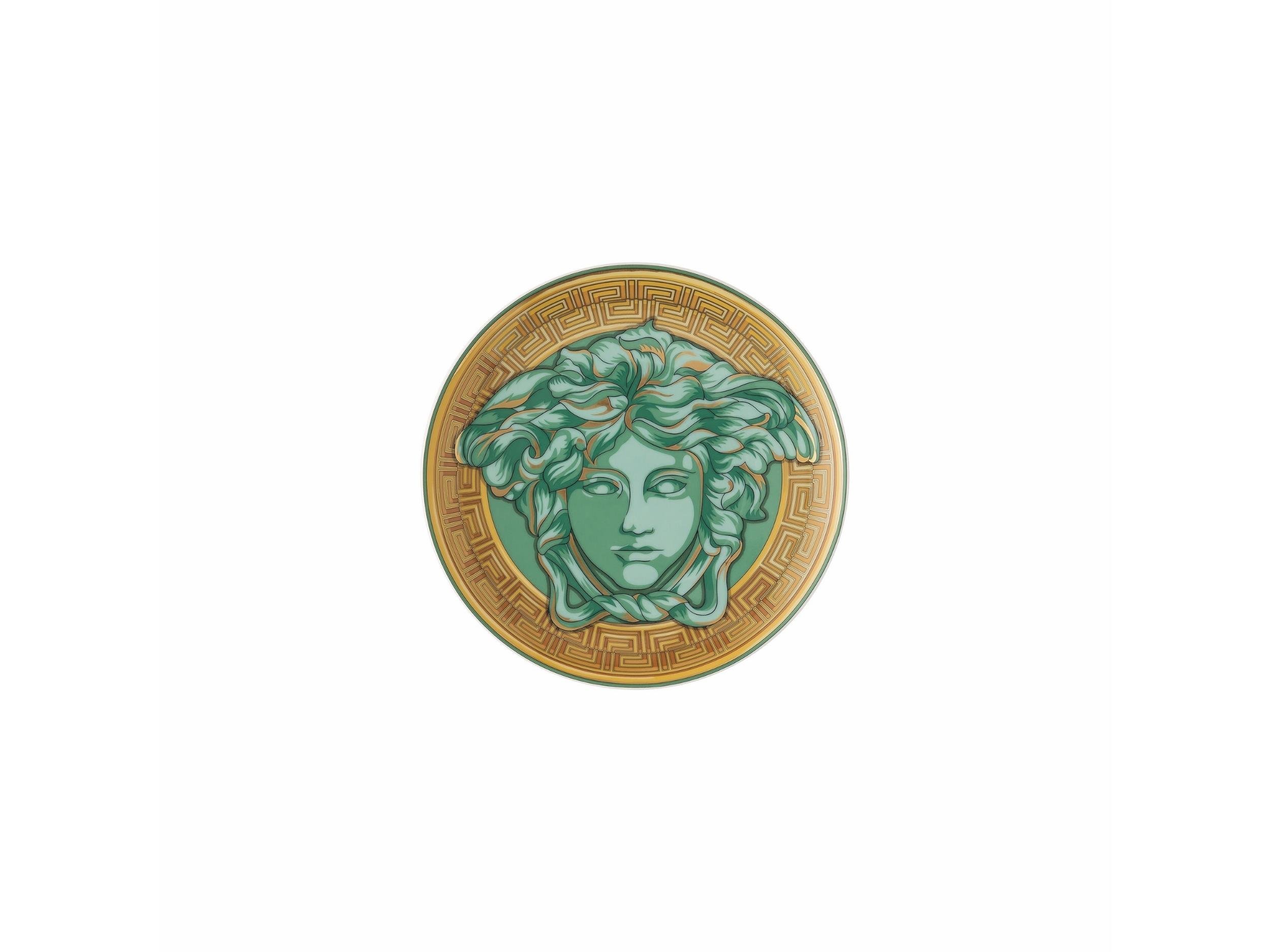 Tatlı Tabak 17 cm Medusa Amplified Green Coin