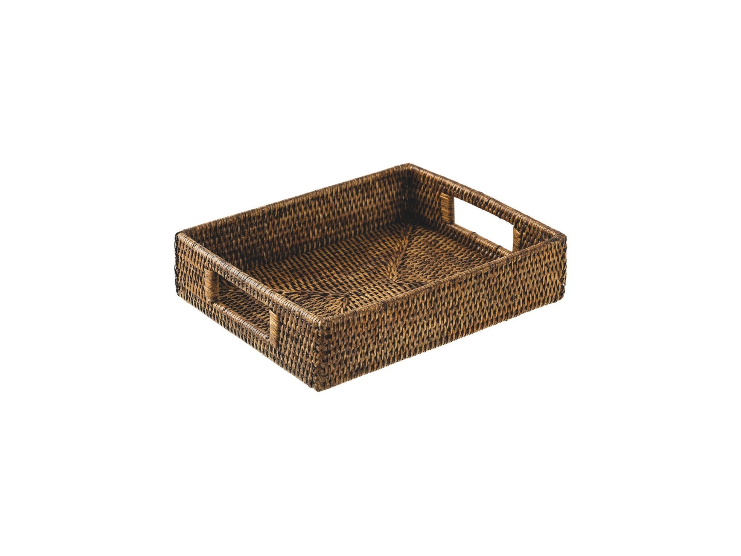 Tepsi 32,5x26,5 cm Radici Rattan Honey Brown