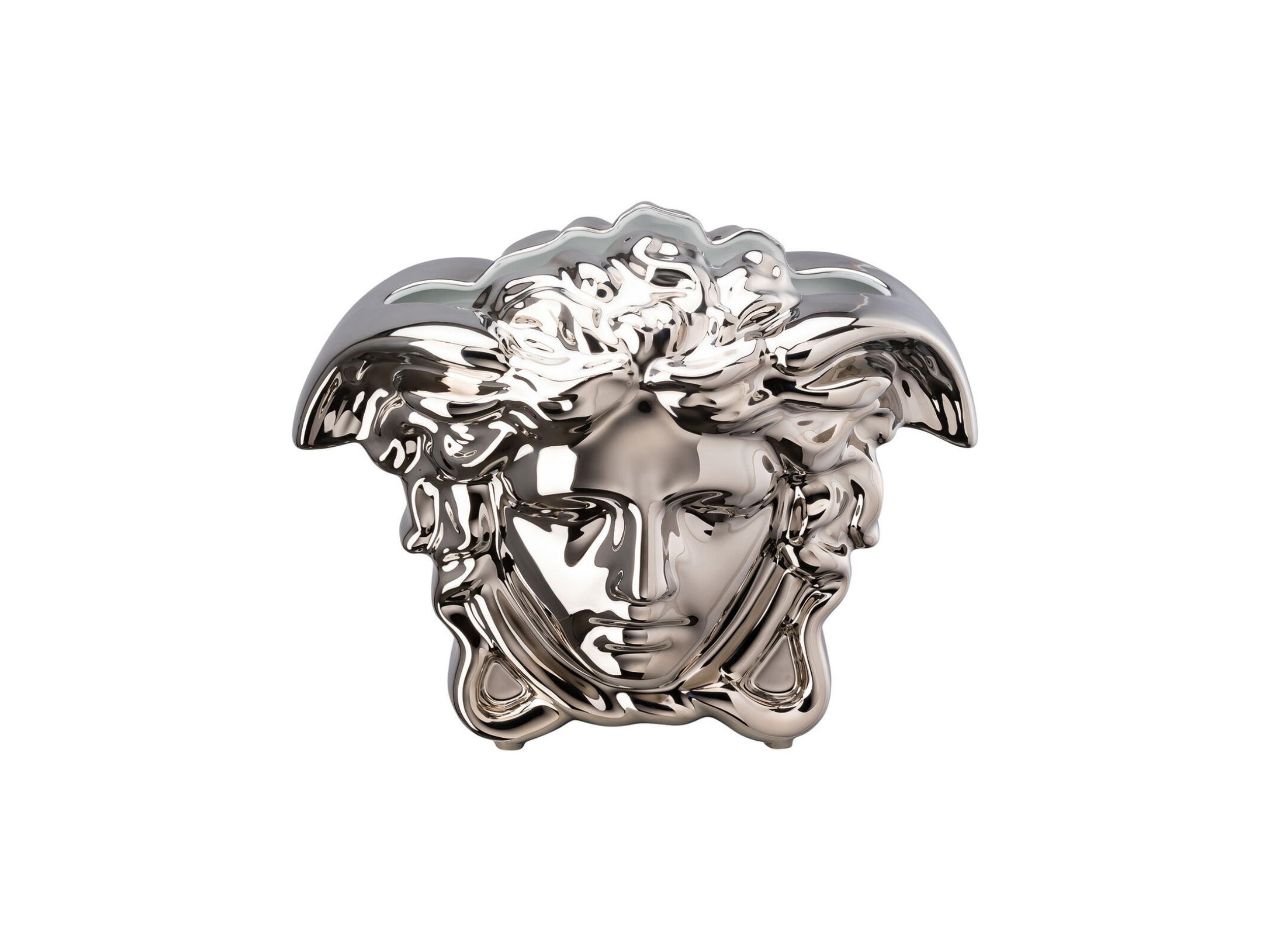 Vazo 21 cm Medusa Grande Silver
