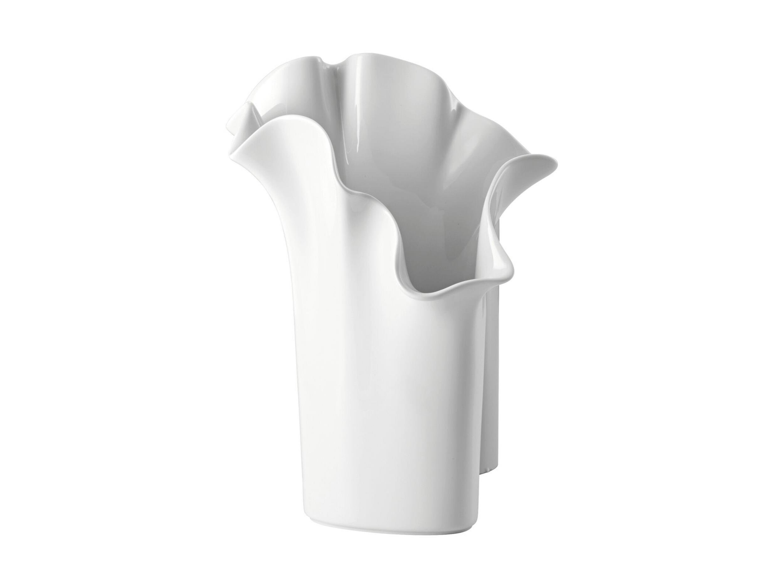 Vazo 30 cm Asym White
