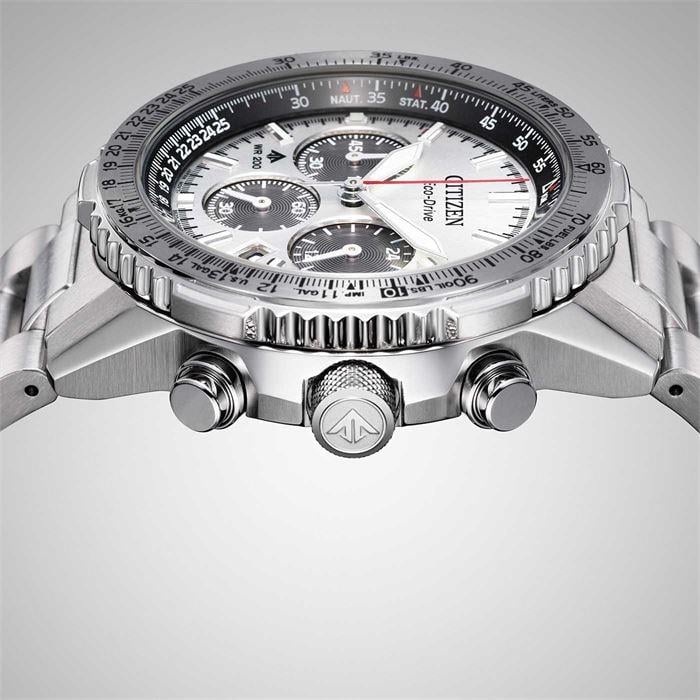 CITIZEN PROMASTER SKY NAVİHAWK SİLVER CA4660-61A  ECO DRIVE ERKEK KOL SAATİ