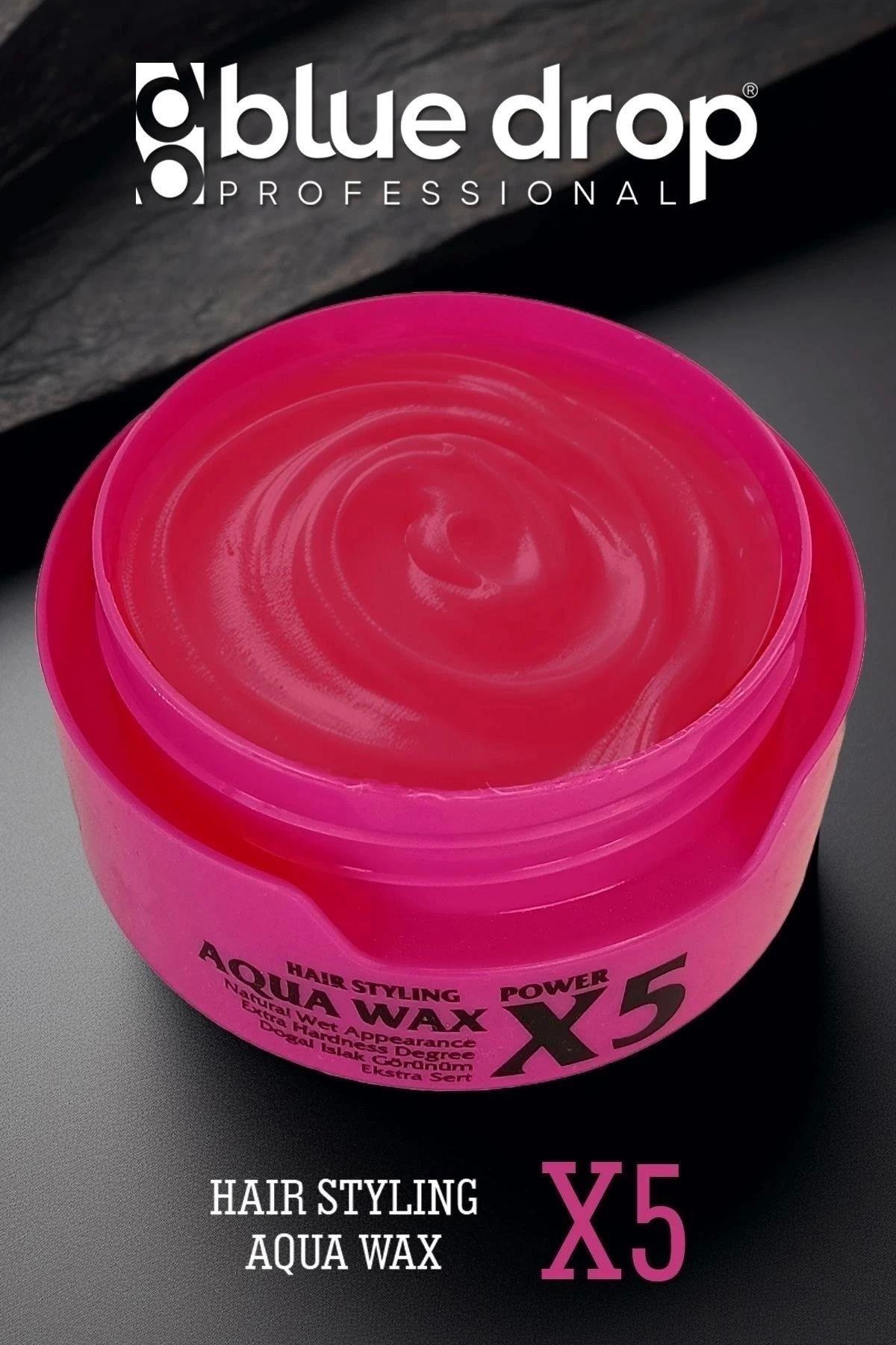 Aqua Hair Wax Power X5 Pembe 150 ml
