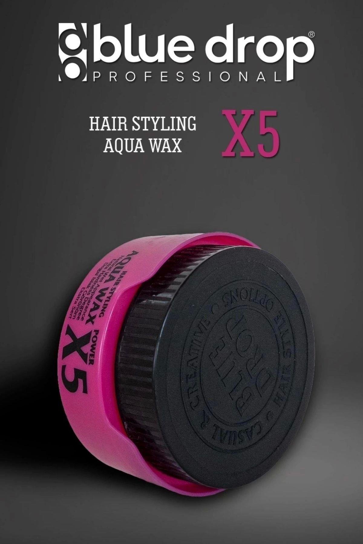 Aqua Hair Wax Power X5 Pembe 150 ml