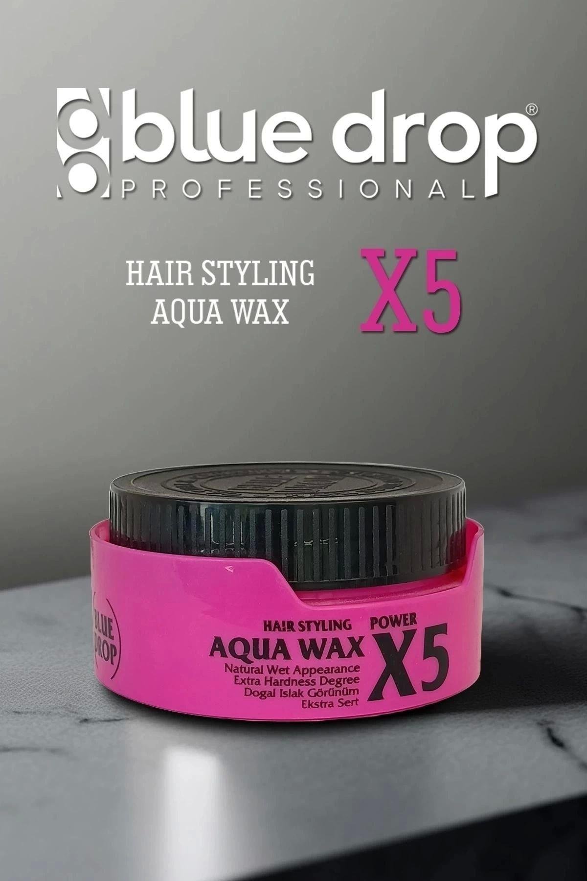 Aqua Hair Wax Power X5 Pembe 150 ml