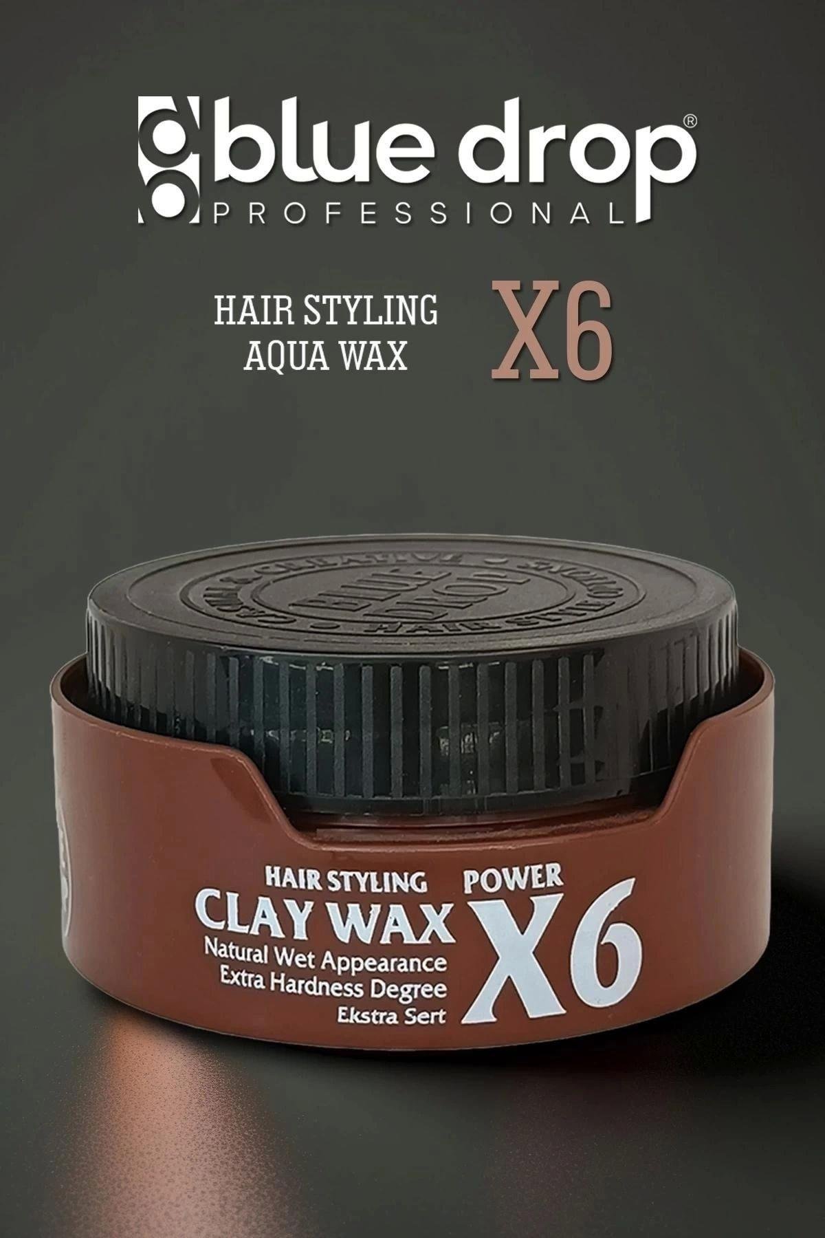 Clay Wax Hair Wax Power X6 Kahve 150 ml