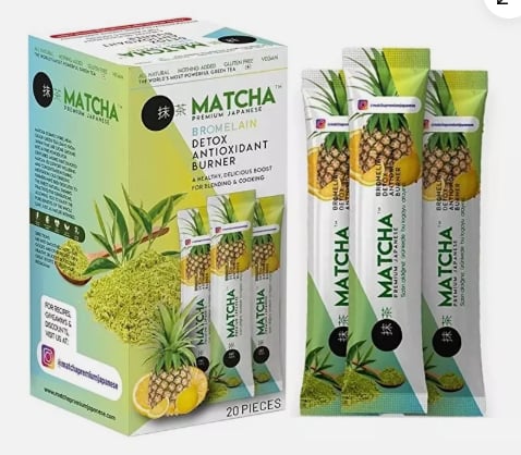 Matcha Bromelain Yeşil Çay 20 Cay