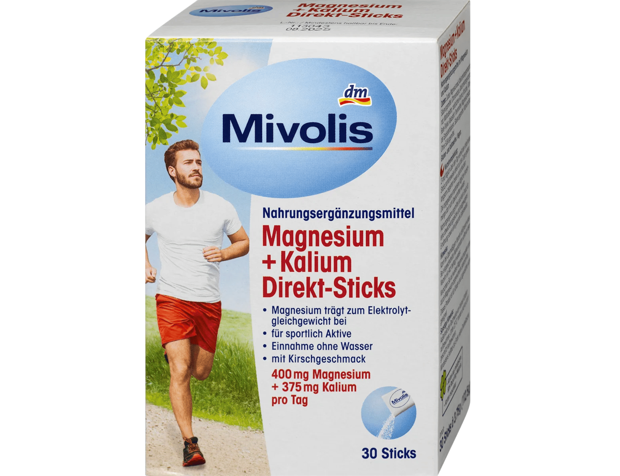 Mivolis Magnezyum + Potasyum Doğrudan Çubuklar 30 St, 112,5 g