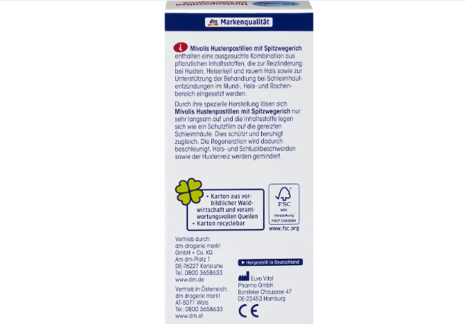 Mivolis Öksürük Pastilleri, 30 adet