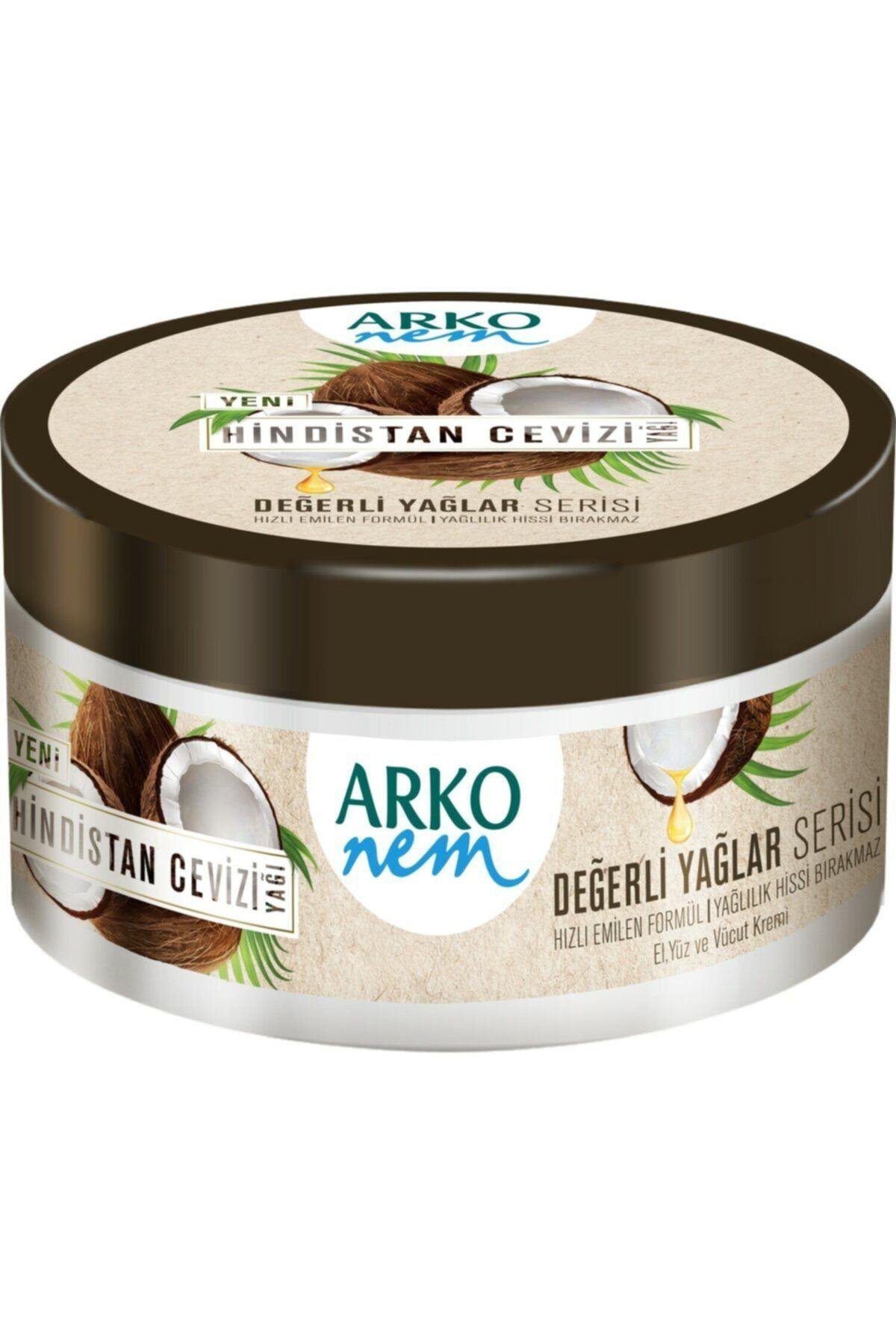 Nem Değerli Yağlar Kremi Hindistan Cevizi 250 ml