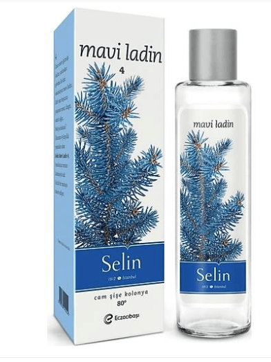 Selin Mavi Ladin Kolonya Cam 180 Ml