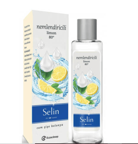 Selin Nemlendırici Limon Kolonya Cam 180 Ml