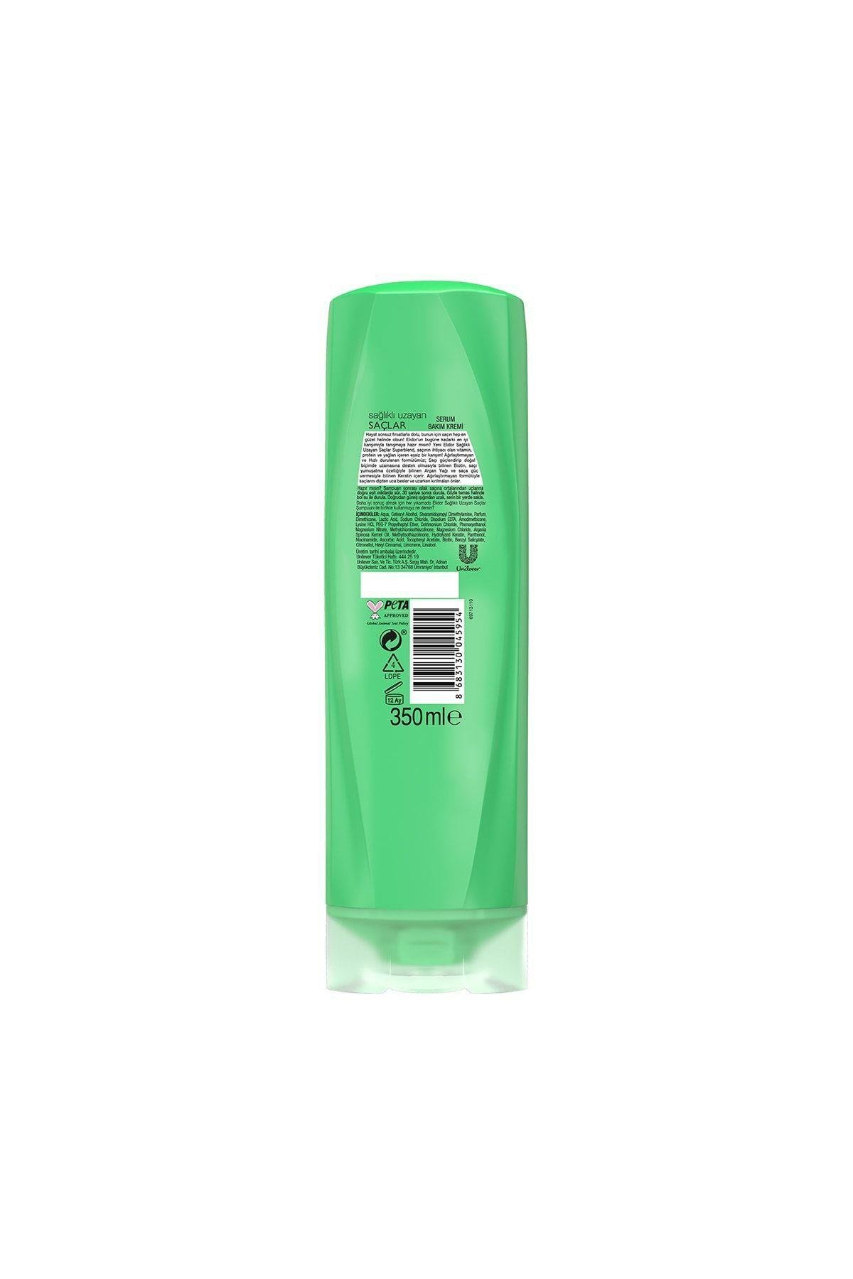 Superblend Serum Saç Bakım Kremi Sağlıklı Uzayan Saçlar Biotin Argan Yağı & Keratin 350 Ml