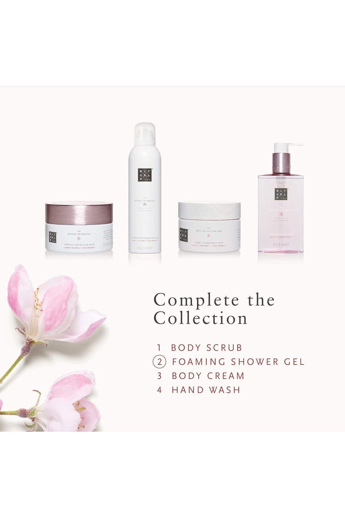 The Ritual Of Sakura Köpüklü Duş Jeli 200 ml Rice Milk & Cherry Blossom