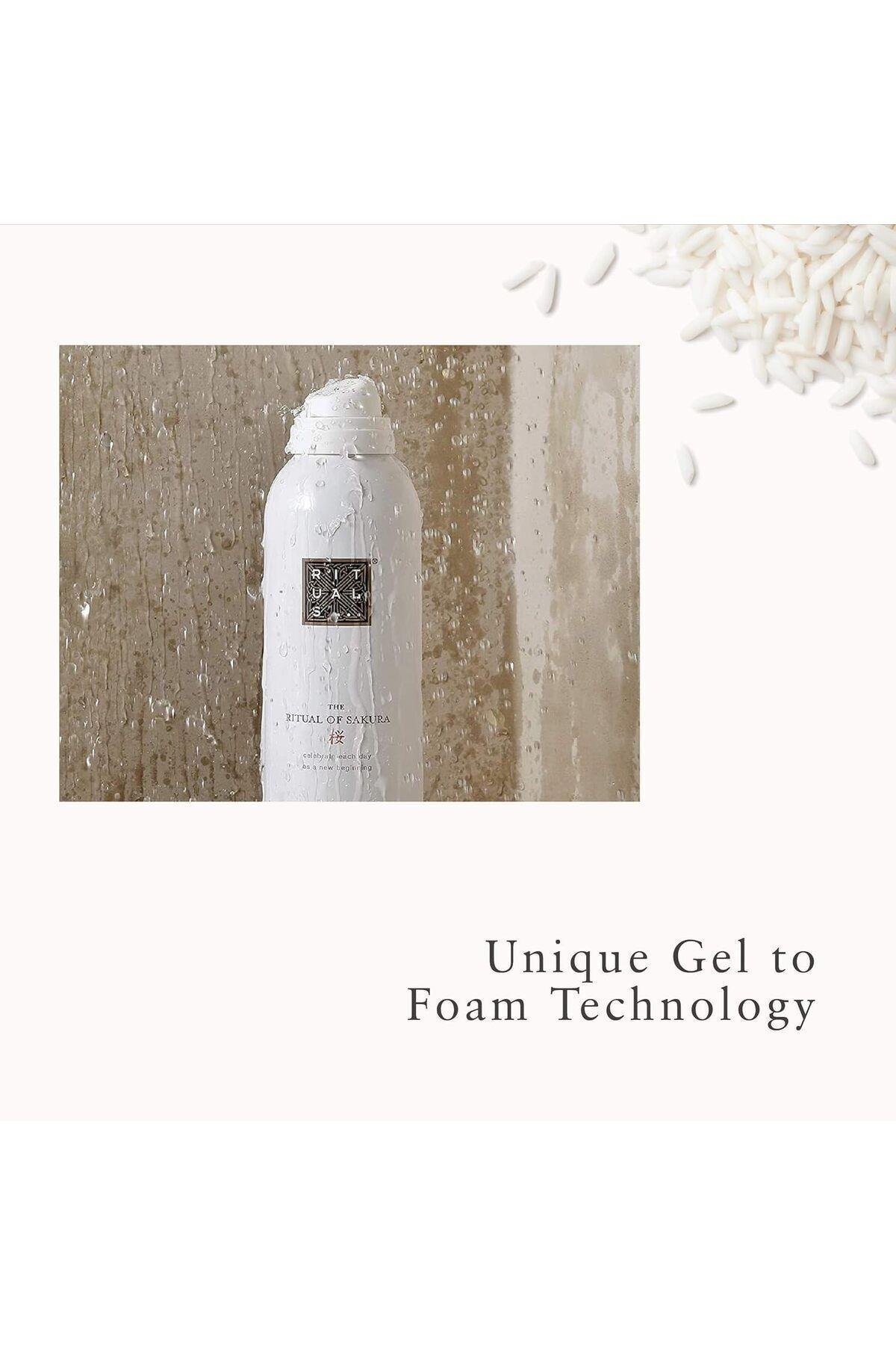 The Ritual Of Sakura Köpüklü Duş Jeli 200 ml Rice Milk & Cherry Blossom