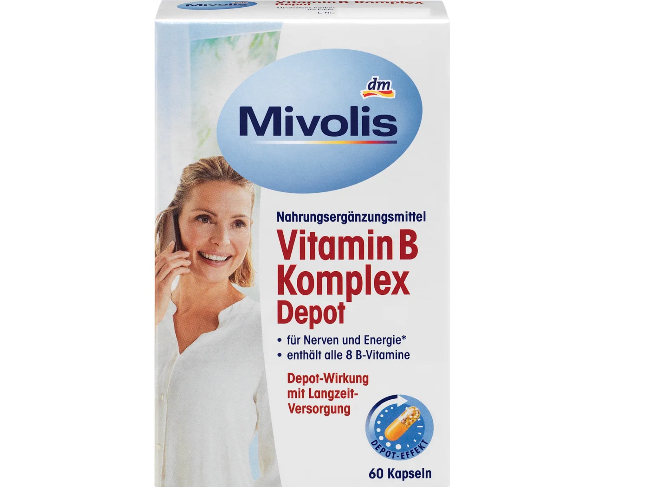 Vitamin B Komplex Depot, Kapseln 60 St., 33 g