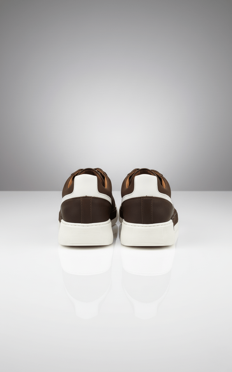 Erkek KAHVE Sneaker Deri Ayakkabı