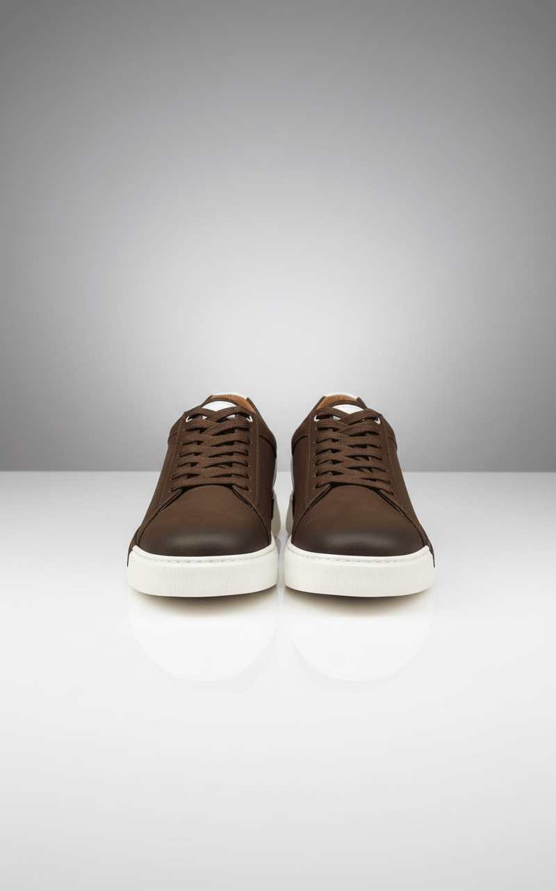 Erkek KAHVE Sneaker Deri Ayakkabı
