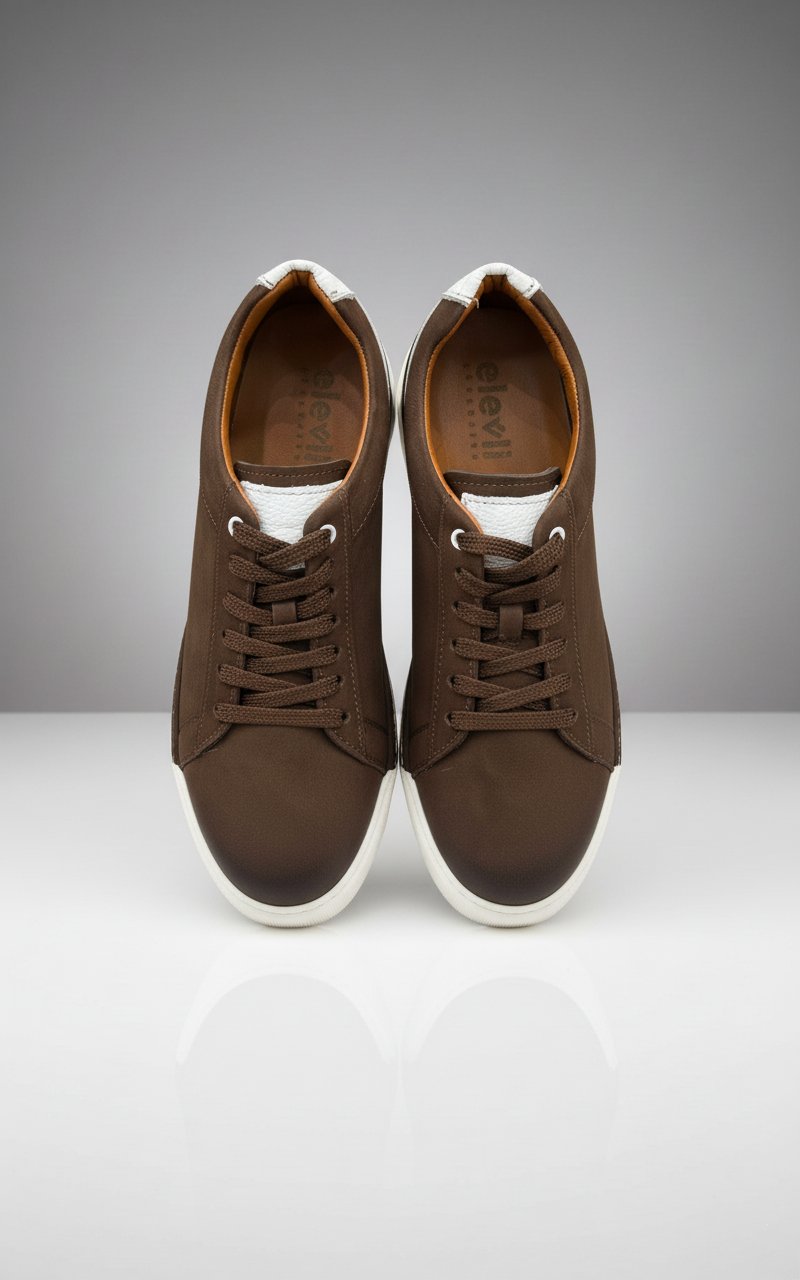 Erkek KAHVE Sneaker Deri Ayakkabı