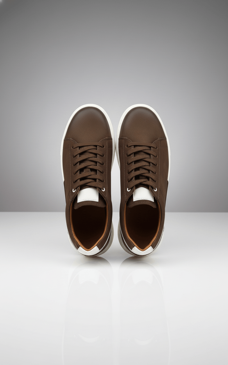 Erkek KAHVE Sneaker Deri Ayakkabı