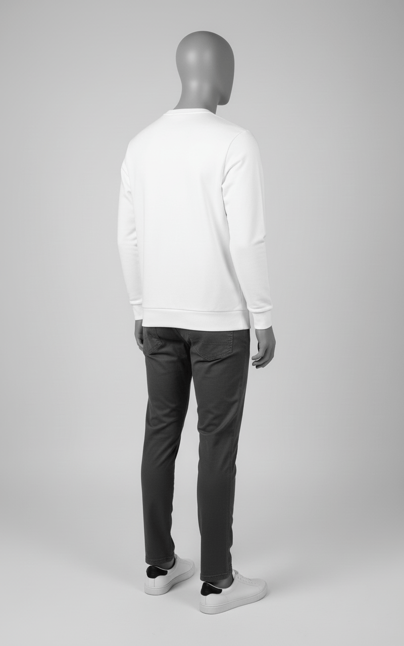 Erkek Regular Fit Bisiklet Yaka Sweatshirt