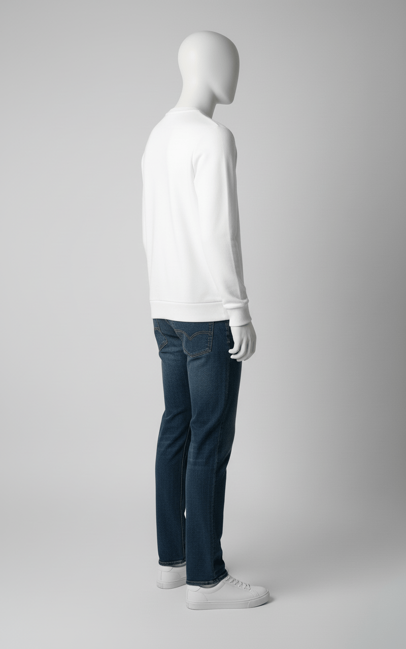 Erkek Regular Fit Bisiklet Yaka Sweatshirt