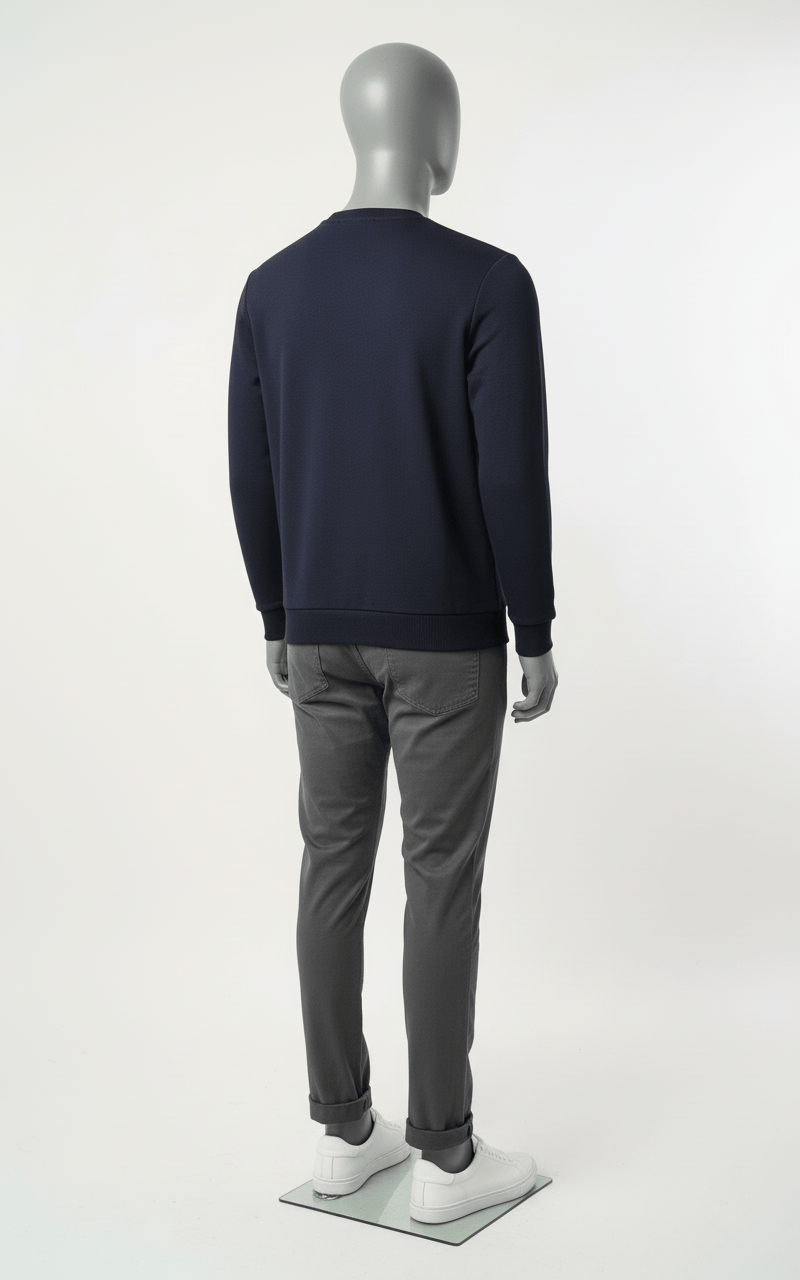 Erkek Regular Fit Bisiklet Yaka Sweatshirt