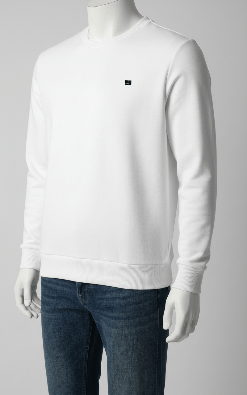 Erkek Regular Fit Bisiklet Yaka Sweatshirt