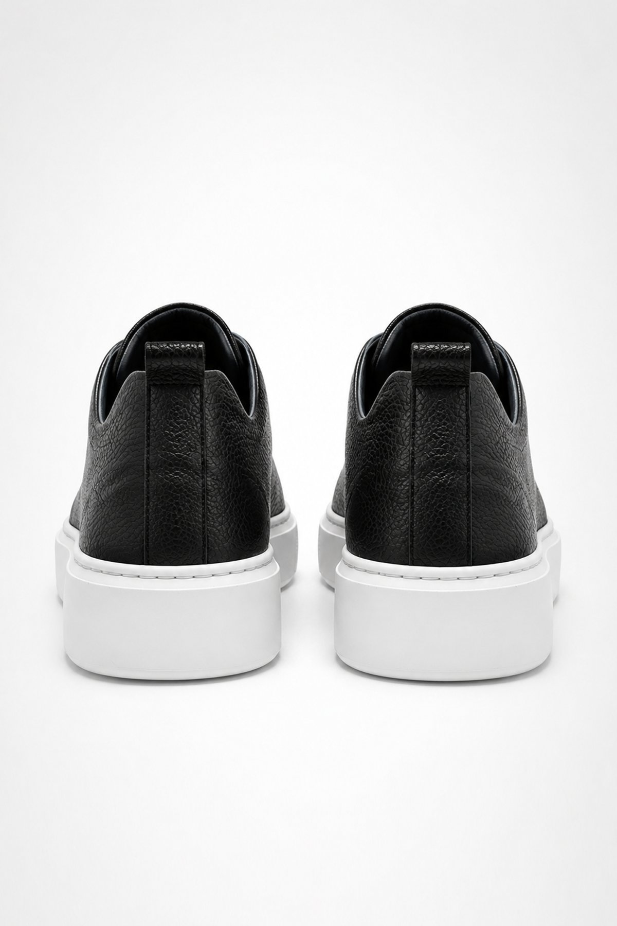 Hakiki Deri Erkek Sneaker – Siyah