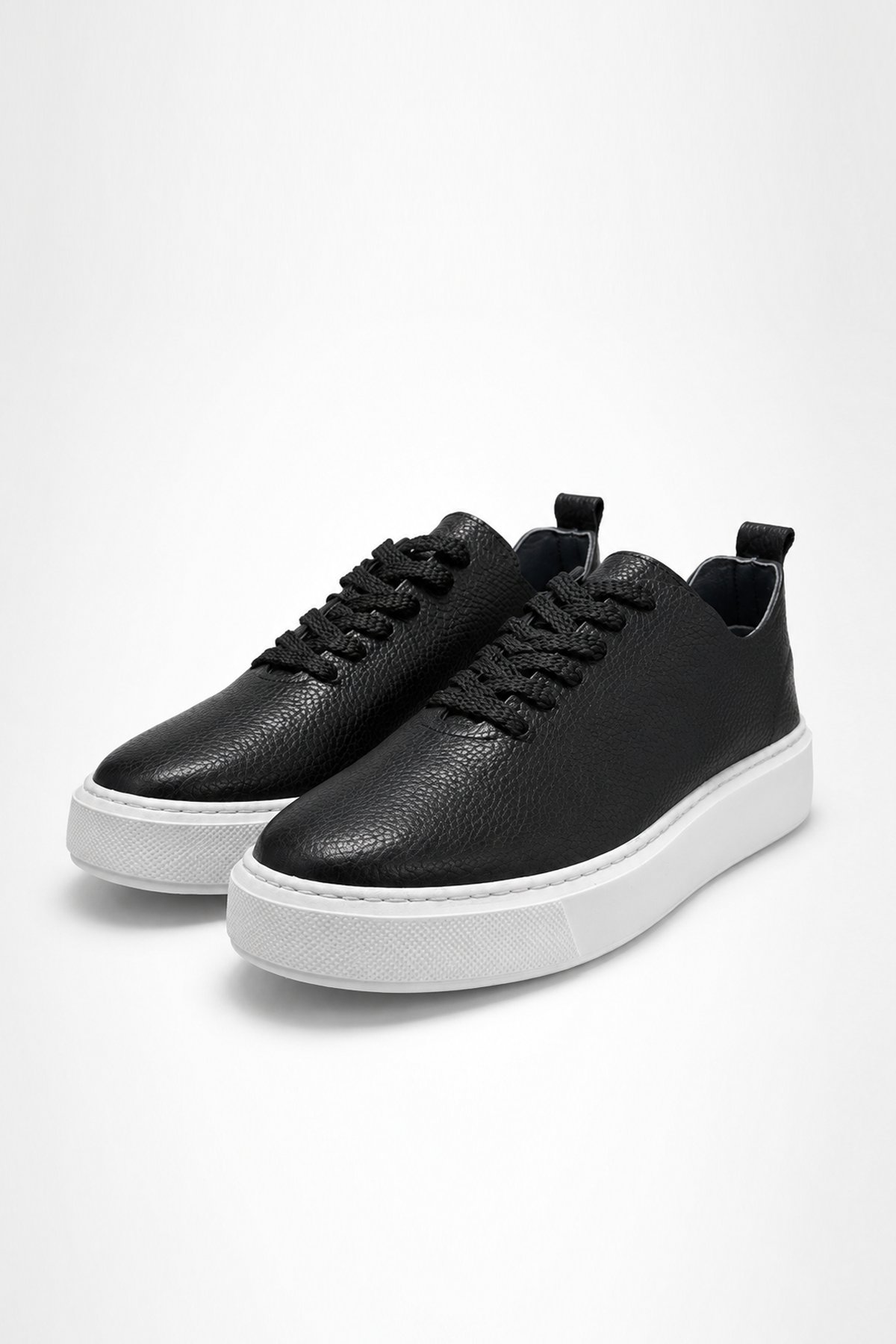 Hakiki Deri Erkek Sneaker – Siyah
