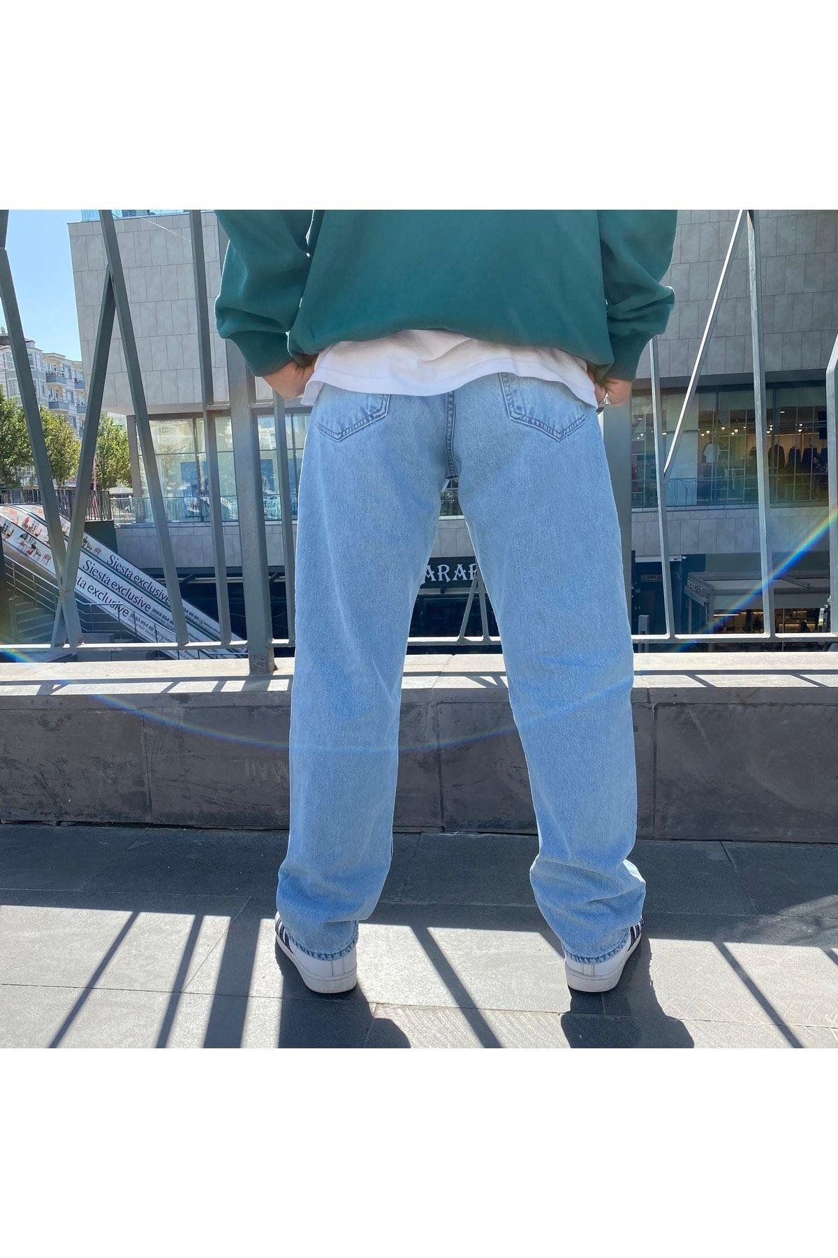Buz Mavisi Baggy Df Jean