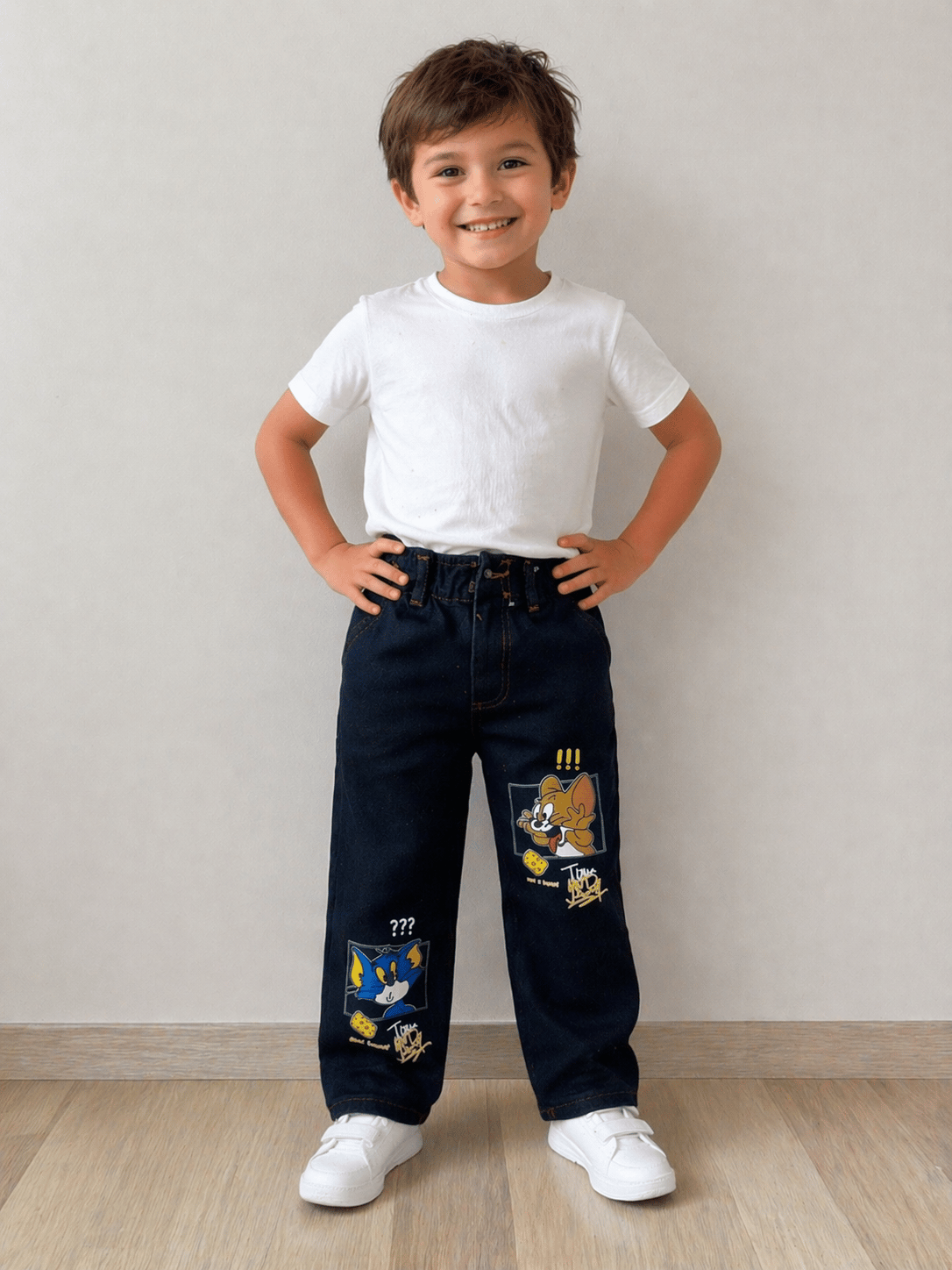 Çocuk Tom  & Jerry Baskılı Pantolon
