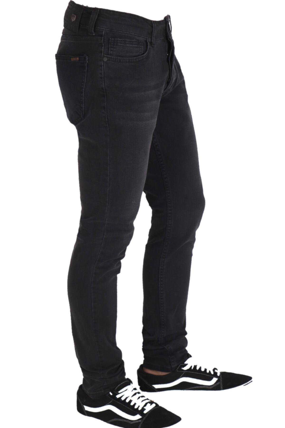 Denim Pantolon Erkek Füme