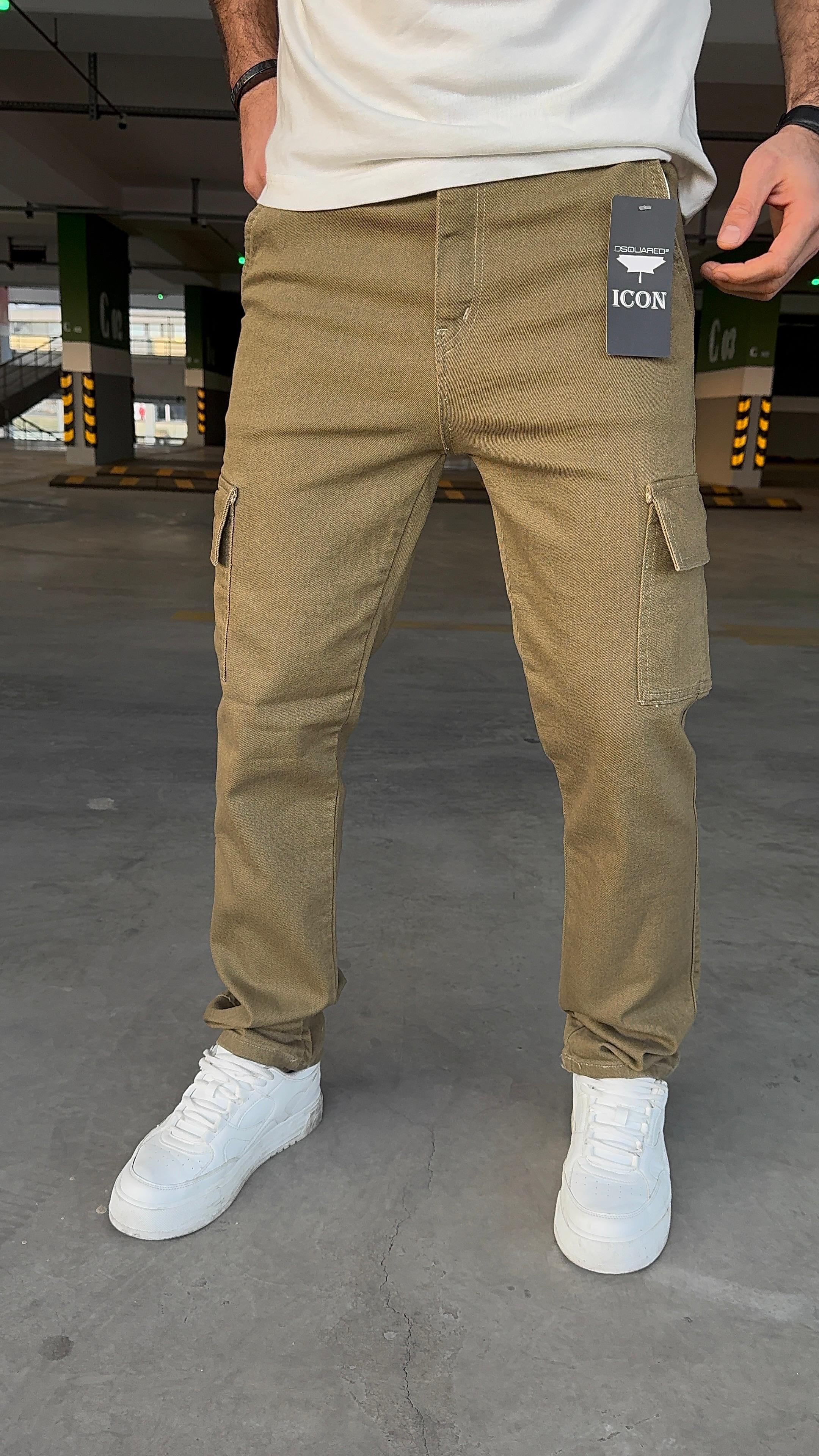 Erkek Buz Mavi Baggy Jeans