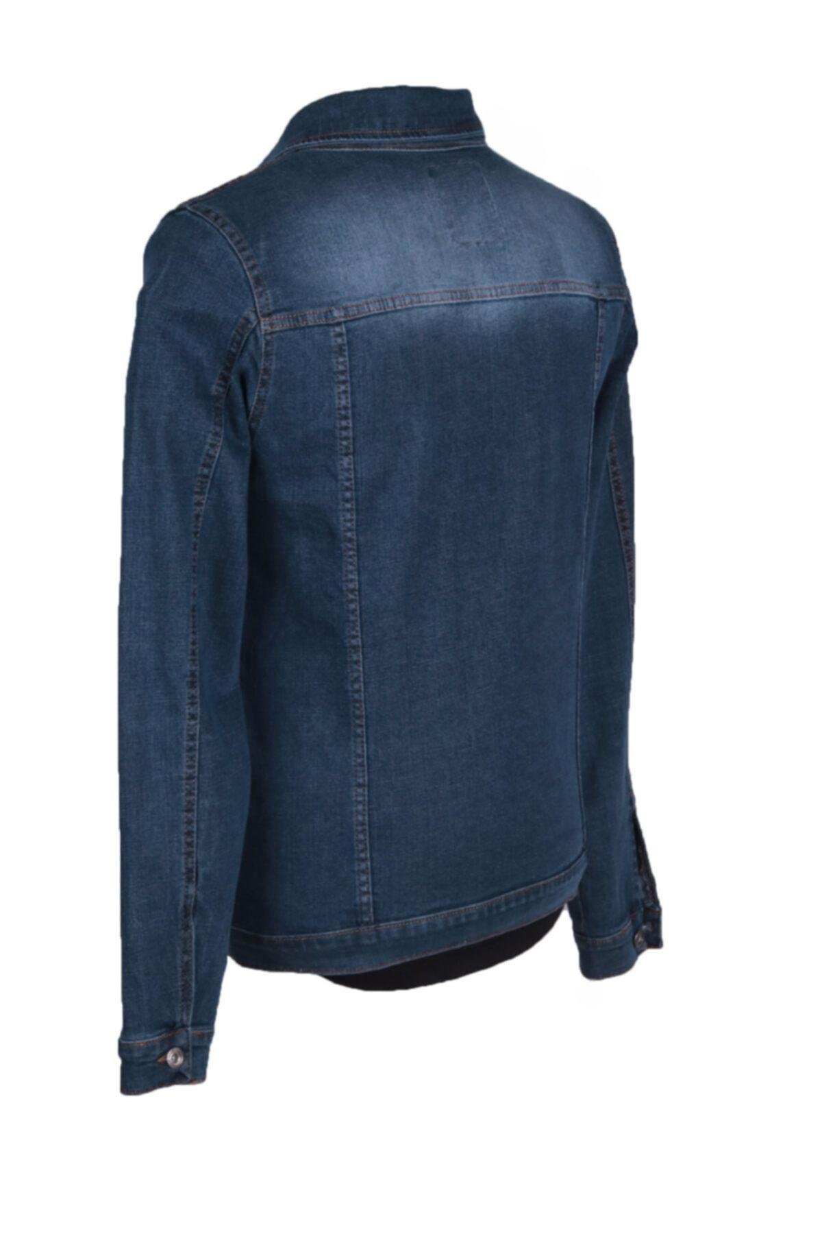 Erkek Denim Mont Açık Mavi Trent Kot Ceket