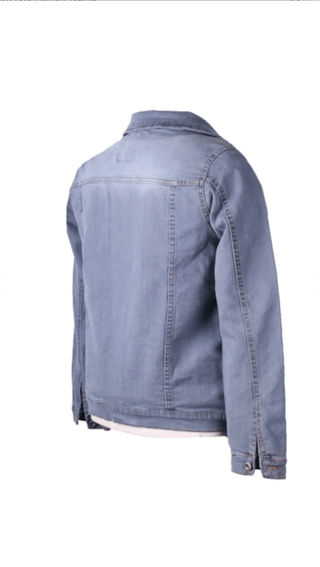 Erkek Denim Mont Armalı Kot Ceket