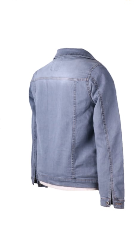 Erkek Denim Mont Armalı Kot Ceket